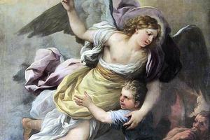 Anonymous, “Guardian Angel,” 18th century Anonymous, “Guardian Angel,” 18th century