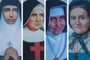 The canonization of several female saints on October 13, 2019. The canonization of several female saints on October 13, 2019.