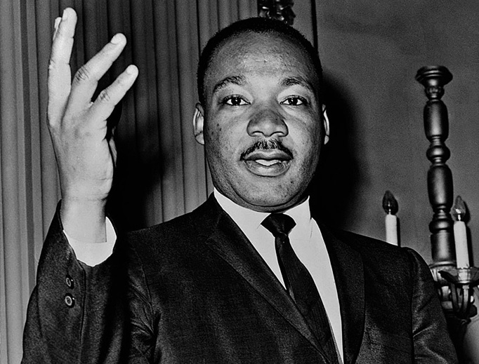 Martin Luther King, Jr., in 1964 Martin Luther King, Jr., in 1964