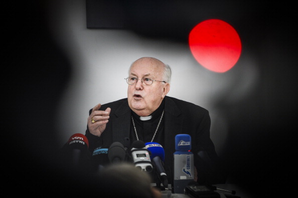 Belgian Cardinal Godfried Danneels gives a press conference prior to his departure for the Vatican to participate in the 2013 papal conclave.
Belgian Cardinal Godfried Danneels gives a press conference prior to his departure for the Vatican to participate in the 2013 papal conclave.