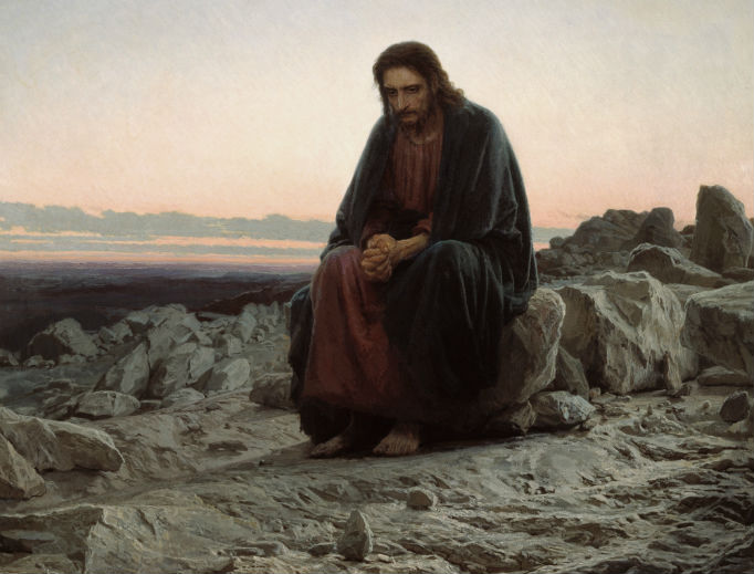 “Christ in the Desert” (Ivan Kramskoi, 1872) “Christ in the Desert” (Ivan Kramskoi, 1872)