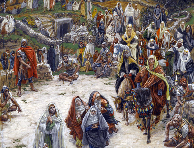 James Tissot (1836-1902), “What Our Lord Saw From the Cross” James Tissot (1836-1902), “What Our Lord Saw From the Cross”