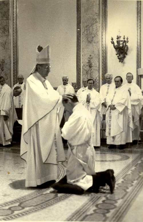 Cardinal John O'Connor ordains Father Neuhaus in 1991. Cardinal John O'Connor ordains Father Neuhaus in 1991.