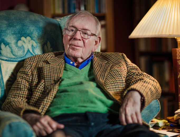 Walter Hooper; inset: C.S. Lewis Walter Hooper; inset: C.S. Lewis