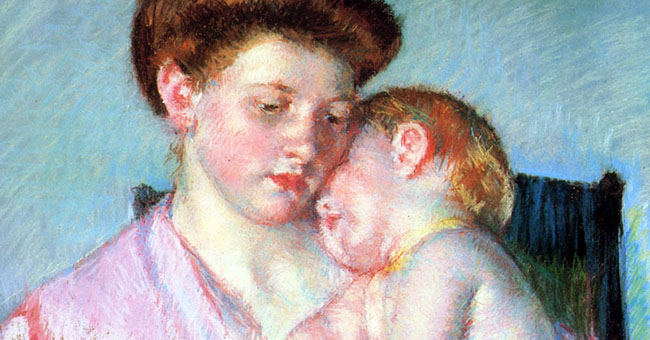Mary Cassatt (1844-1926), “Sleepy Baby” Mary Cassatt (1844-1926), “Sleepy Baby”