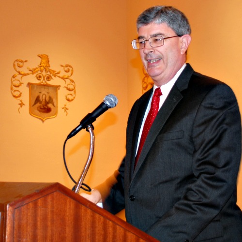 George Weigel delivers the 2015 William E. Simon lecture Feb. 4 at the Mayflower Hotel in Washington. George Weigel delivers the 2015 William E. Simon lecture Feb. 4 at the Mayflower Hotel in Washington.