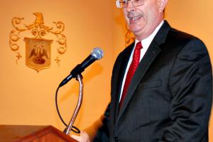 George Weigel delivers the 2015 William E. Simon lecture Feb. 4 at the Mayflower Hotel in Washington. George Weigel delivers the 2015 William E. Simon lecture Feb. 4 at the Mayflower Hotel in Washington.