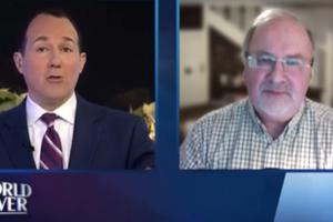 Raymond Arroyo of The World Over speaks to former Anglican bishop Gavin Ashenden, December 19, 2019. Raymond Arroyo of The World Over speaks to former Anglican bishop Gavin Ashenden, December 19, 2019.