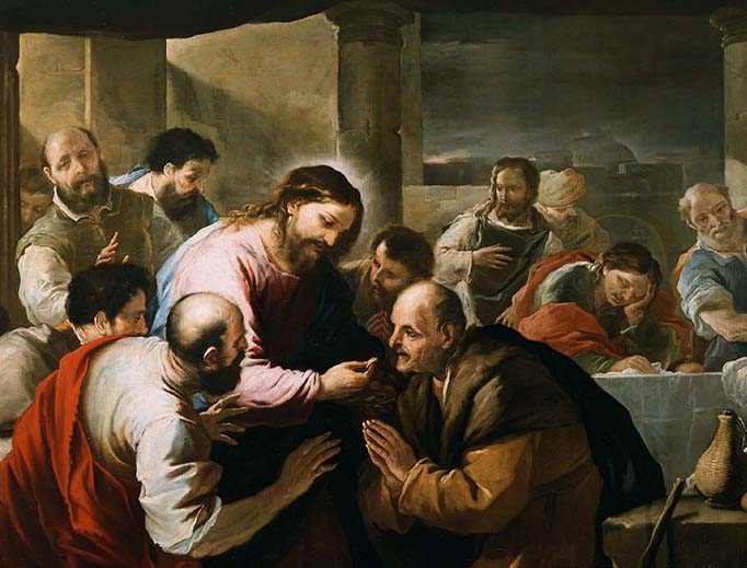 Luca Giordano (1634-1705), “The Communion of the Apostles” Luca Giordano (1634-1705), “The Communion of the Apostles”
