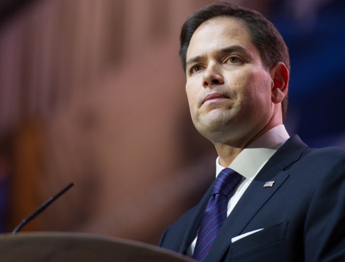 Senator Marco Rubio speaking at CPAC in National Harbor, MD. Senator Marco Rubio speaking at CPAC in National Harbor, MD.