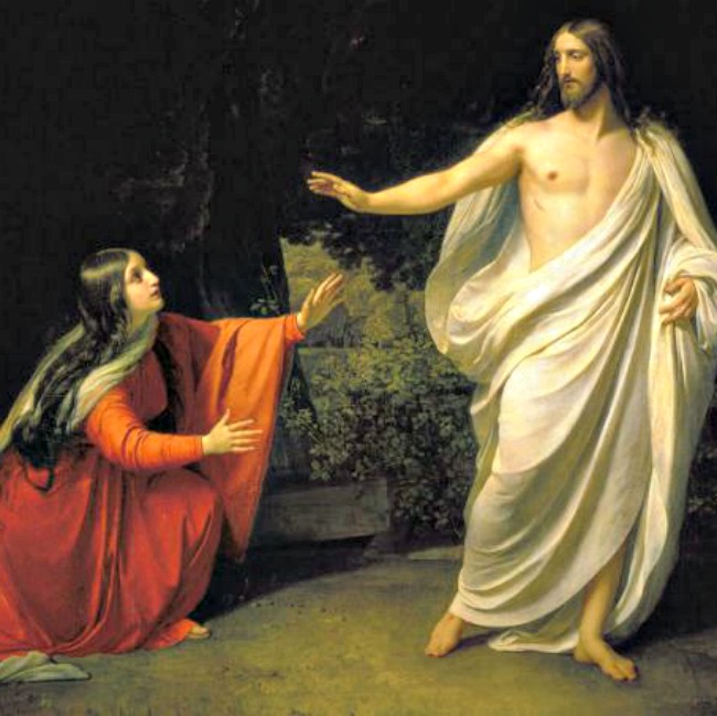 Detail of Appearance of Jesus Christ to Maria Magdalena by Alexander Andreyevich Ivanov (1835). Detail of Appearance of Jesus Christ to Maria Magdalena by Alexander Andreyevich Ivanov (1835).