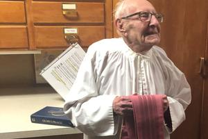 Deacon Lawrence Girard assists at the altar and participates in parish events. Deacon Lawrence Girard assists at the altar and participates in parish events.