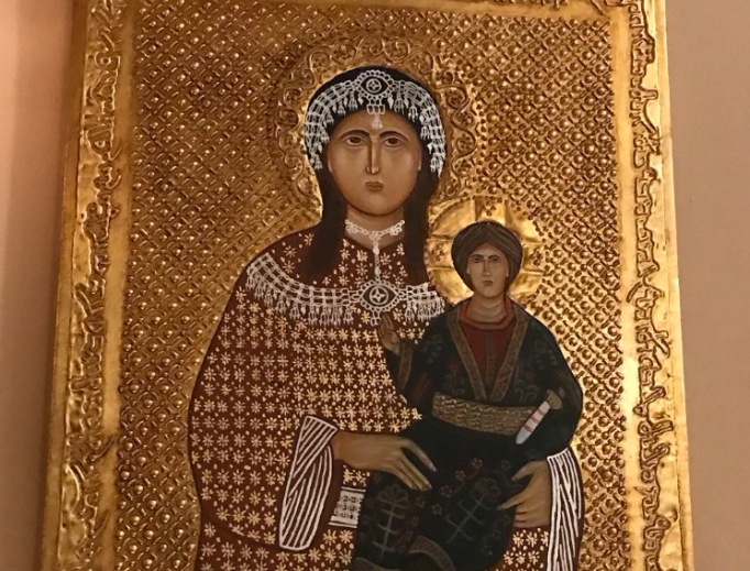 Our Lady of Aradin icon at St. Michael’s Church in Manhattan. Our Lady of Aradin icon at St. Michael’s Church in Manhattan.