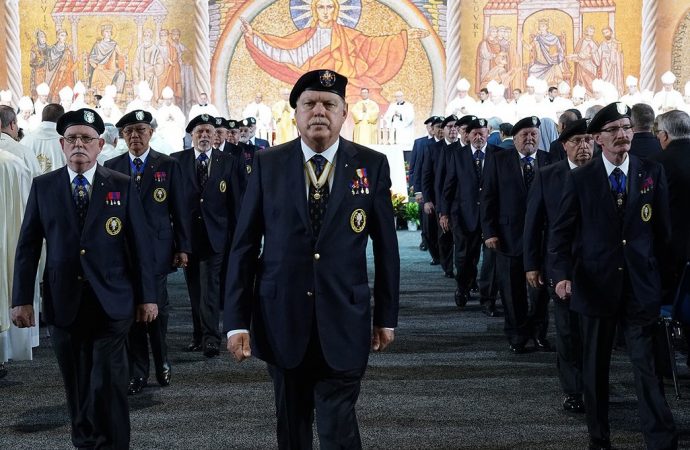 The new uniform of the Knights of Columbus (Photo: Courtesy of the Knights of Columbus). The new uniform of the Knights of Columbus (Photo: Courtesy of the Knights of Columbus).