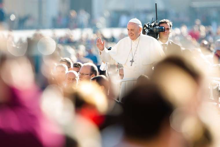 Pope Francis at the general audience Oct. 11, 2017. Pope Francis at the general audience Oct. 11, 2017.
