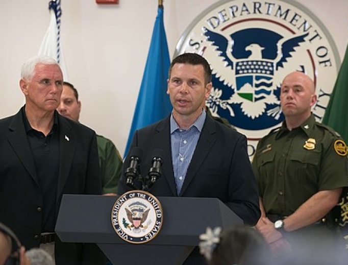 Vice President Mike Pence, Acting Homeland Security Secretary Kevin McAleenan and a congressional delegation visit Customs and Border Protection facilities in McAllen, Tx, 2019. Vice President Mike Pence, Acting Homeland Security Secretary Kevin McAleenan and a congressional delegation visit Customs and Border Protection facilities in McAllen, Tx, 2019.