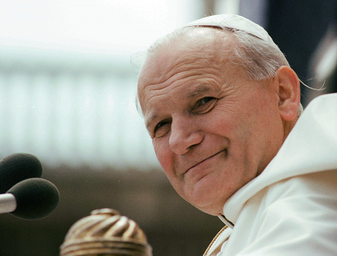 Pope John Paul II in 1979 Pope John Paul II in 1979