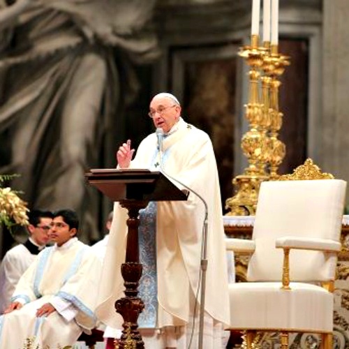 Pope Francis celebrates New Year's Day Mass for the Solemnity of Mary, the Mother of God. Pope Francis celebrates New Year's Day Mass for the Solemnity of Mary, the Mother of God.