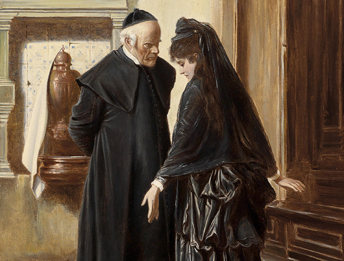 Ludwig Passini, “Ein ernstes Gespräch”, before 1903 Ludwig Passini, “Ein ernstes Gespräch”, before 1903