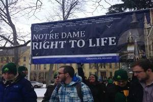 Prevented from going to Washington for the March for Life because of Storm Jonas, the Notre Dame Right to Life organization has Mass and a rally on campus on Jan. 22. Prevented from going to Washington for the March for Life because of Storm Jonas, the Notre Dame Right to Life organization has Mass and a rally on campus on Jan. 22.