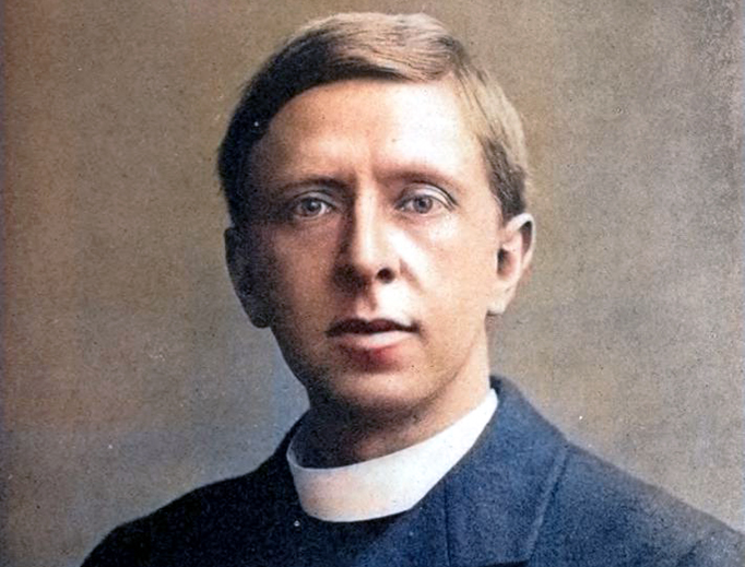 Fr. Robert Hugh Benson in 1907. Photo colorized by Register staff. Fr. Robert Hugh Benson in 1907. Photo colorized by Register staff.