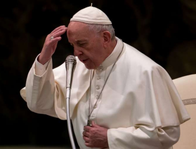 Pope Francis at his General Audience, 2019. Pope Francis at his General Audience, 2019.