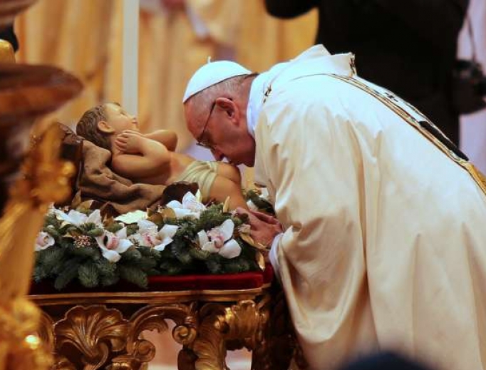 Pope Francis during the celebration of Epiphany Mass at St. Peter's Basilica on Jan. 6. Pope Francis during the celebration of Epiphany Mass at St. Peter's Basilica on Jan. 6.