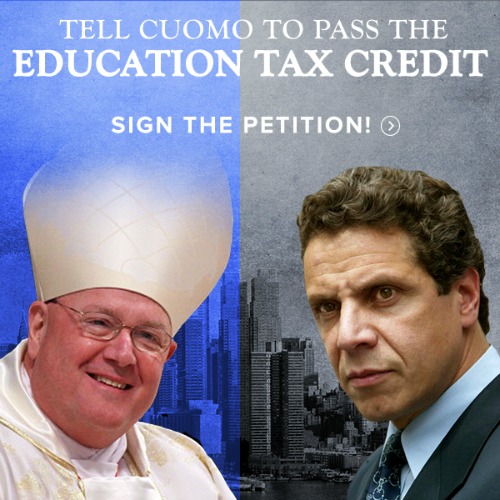 An online petition at the website of Republican New York gubernatorial candidate Rob Astorino urges Gov. Andrew Cuomo to support a new state education tax credit. An online petition at the website of Republican New York gubernatorial candidate Rob Astorino urges Gov. Andrew Cuomo to support a new state education tax credit.