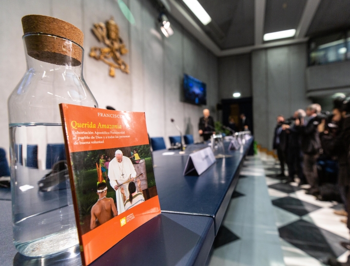 The Vatican news conference to present Querida Amazonia gets underway Feb. 12. The Vatican news conference to present Querida Amazonia gets underway Feb. 12.