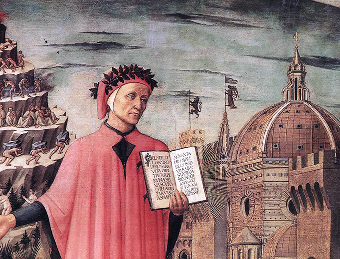 Domenico di Michelino, “Dante”, 1465 Domenico di Michelino, “Dante”, 1465