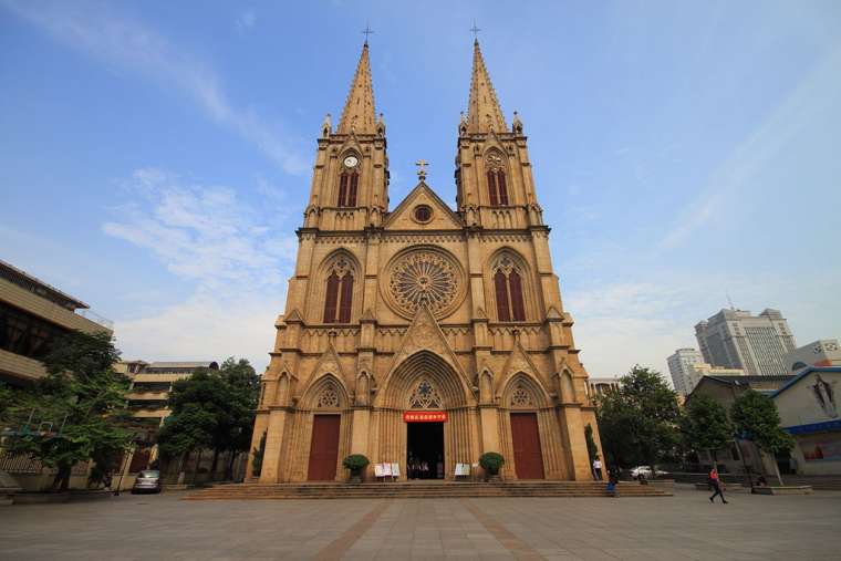Sacred Heart Cathedral in Guangzhou, China. Sacred Heart Cathedral in Guangzhou, China.