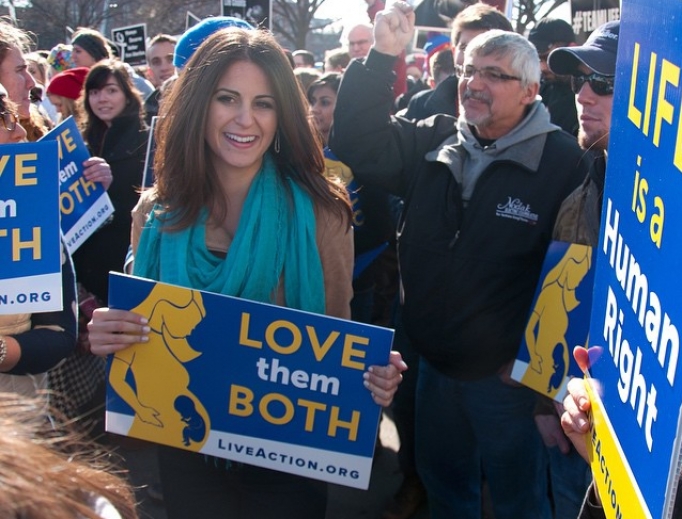 Live Action President Lila Rose attends the March for Life. Live Action President Lila Rose attends the March for Life.