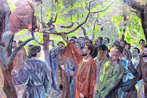 Niels Larsen Stevns, “Christ and Zacchaeus” (1913) Niels Larsen Stevns, “Christ and Zacchaeus” (1913)