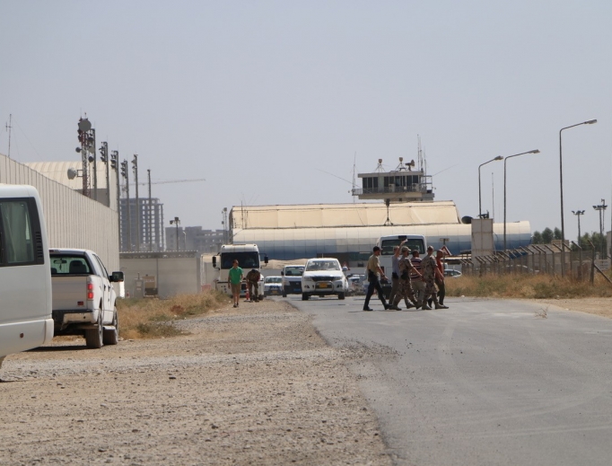 The Harir air base as seen on Sept. 21, 2016. The Harir air base as seen on Sept. 21, 2016.