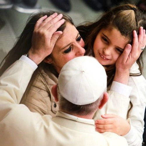 Pope Francis greets pilgrims during his general audience Jan. 13. Pope Francis greets pilgrims during his general audience Jan. 13.