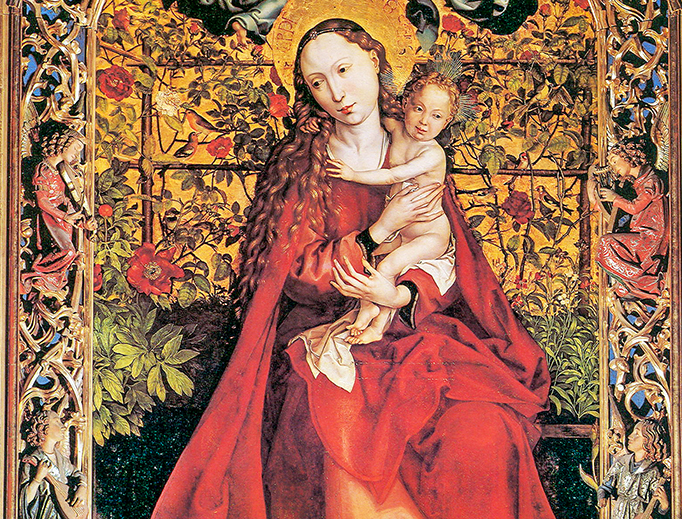 Martin Schongauer (1448–1491), “Madonna of the Rose Garden” Martin Schongauer (1448–1491), “Madonna of the Rose Garden”