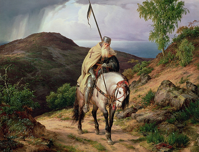 Karl Friedrich Lessing (1808-1880), “The Return of the Crusader” Karl Friedrich Lessing (1808-1880), “The Return of the Crusader”