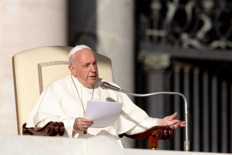 Pope Francis speaks at the general audience Oct. 23. Pope Francis speaks at the general audience Oct. 23.