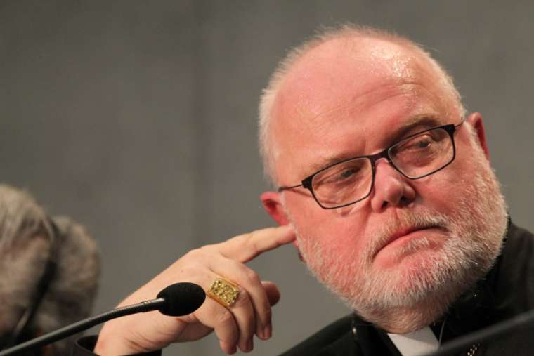 Cardinal Reinhard Marx attends a news conference at the Vatican Press Office on Oct. 17, 2014. Cardinal Reinhard Marx attends a news conference at the Vatican Press Office on Oct. 17, 2014.