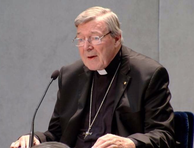 Cardinal George Pell speaks with journalists, June 29, 2017. Cardinal George Pell speaks with journalists, June 29, 2017.
