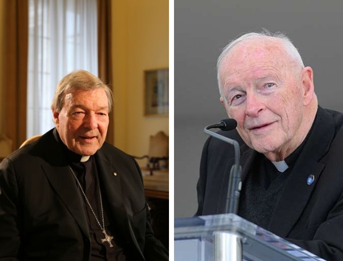 Cardinal George Pell (l) and Theodore McCarrick (r) Cardinal George Pell (l) and Theodore McCarrick (r)