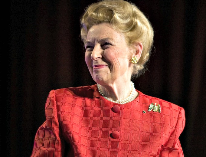 Phyllis Schlafly died on Sept. 5 at the age of 92. Phyllis Schlafly died on Sept. 5 at the age of 92.
