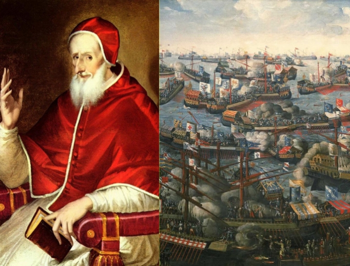 Pope Pius V reformed the Church and put a Christian fleet into action at the epic battle at Lepanto in 1571. Pope Pius V reformed the Church and put a Christian fleet into action at the epic battle at Lepanto in 1571.