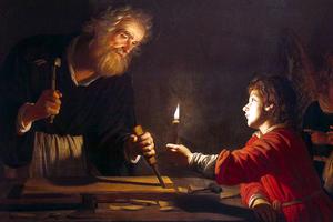 Gerard van Honthorst (1592-1656), “Childhood of Christ” Gerard van Honthorst (1592-1656), “Childhood of Christ”