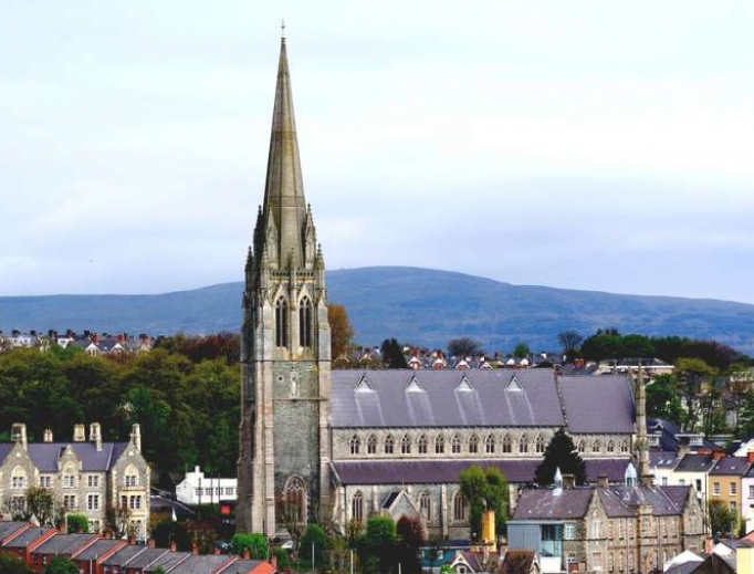 St. Eugene’s Cathedral in Derry, Northern Ireland St. Eugene’s Cathedral in Derry, Northern Ireland