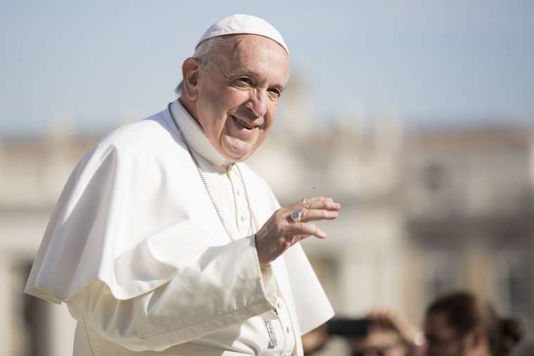 Pope Francis in St. Peter's Square on Nov. 14, 2018. Pope Francis in St. Peter's Square on Nov. 14, 2018.