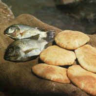 Did Jesus feed 5,000 men (plus women and children) with just five loaves and two fish? Or was there a "miracle of sharing"? Did Jesus feed 5,000 men (plus women and children) with just five loaves and two fish? Or was there a "miracle of sharing"?
