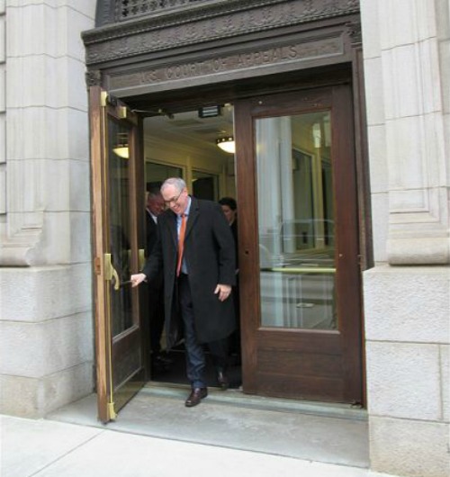 Michael Warsaw, chairman of the board and CEO of EWTN, leaves the 11 Circuit Court of Appeals building in Atlanta on Feb. 4. Michael Warsaw, chairman of the board and CEO of EWTN, leaves the 11 Circuit Court of Appeals building in Atlanta on Feb. 4.