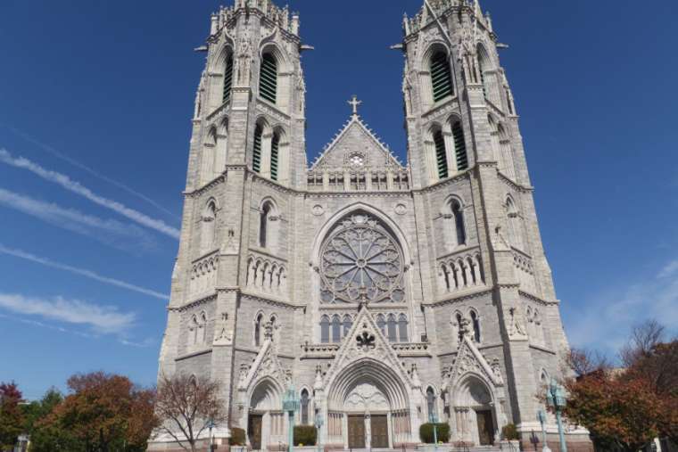 The Cathedral-Basilica of the Sacred Heart in Newark, New Jersey. The Cathedral-Basilica of the Sacred Heart in Newark, New Jersey.