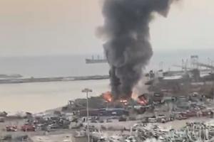 Explosion in Beirut on August 4, 2020. Explosion in Beirut on August 4, 2020.